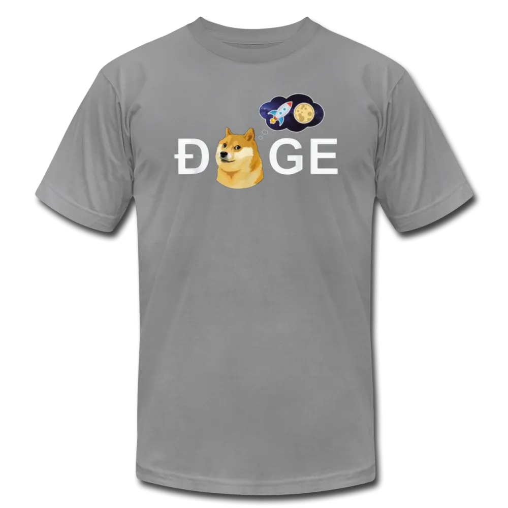 DOGE Meme To the Moon Men/Unisex Premium Adult T-Shirt