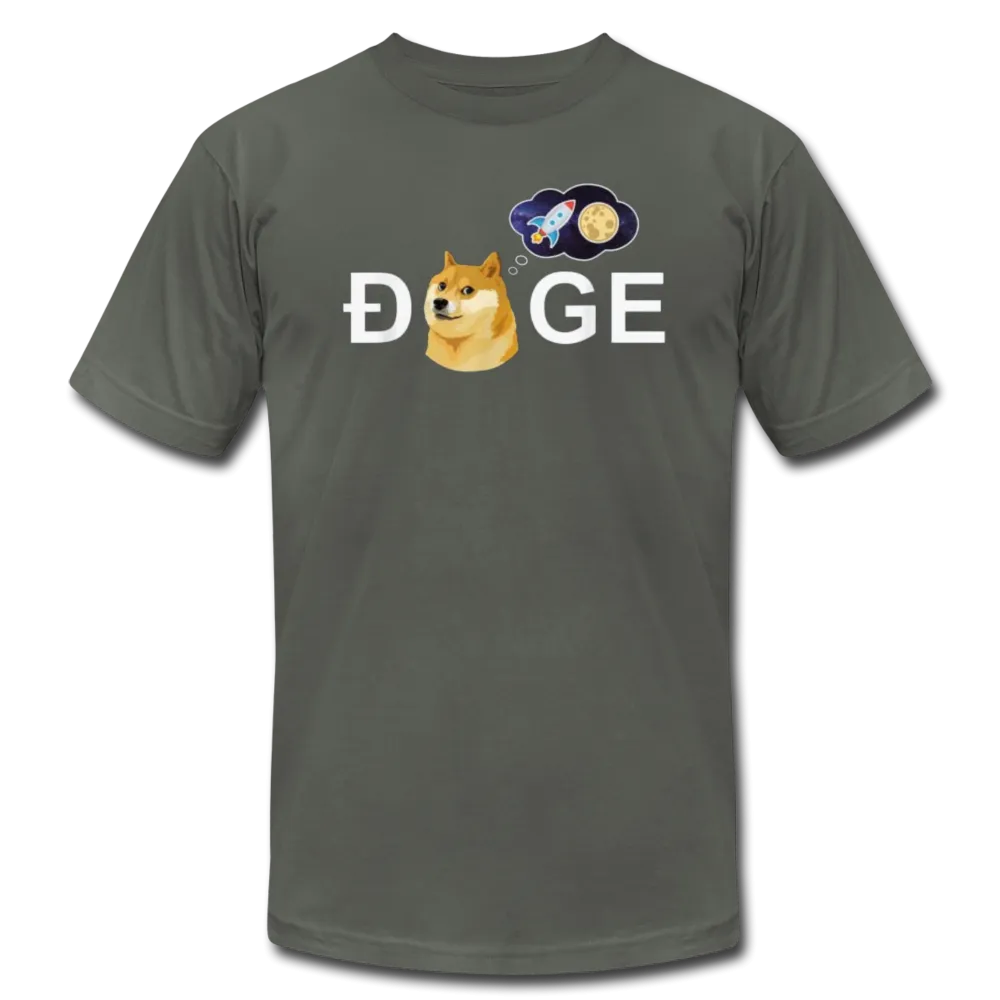 DOGE Meme To the Moon Men/Unisex Premium Adult T-Shirt