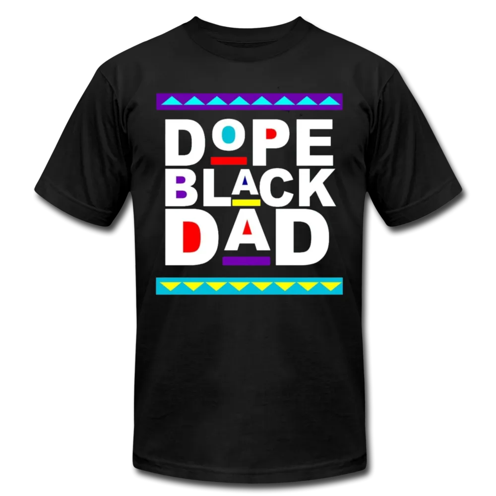 Dope Black Dad Father's Day Adult Premium T-shirt