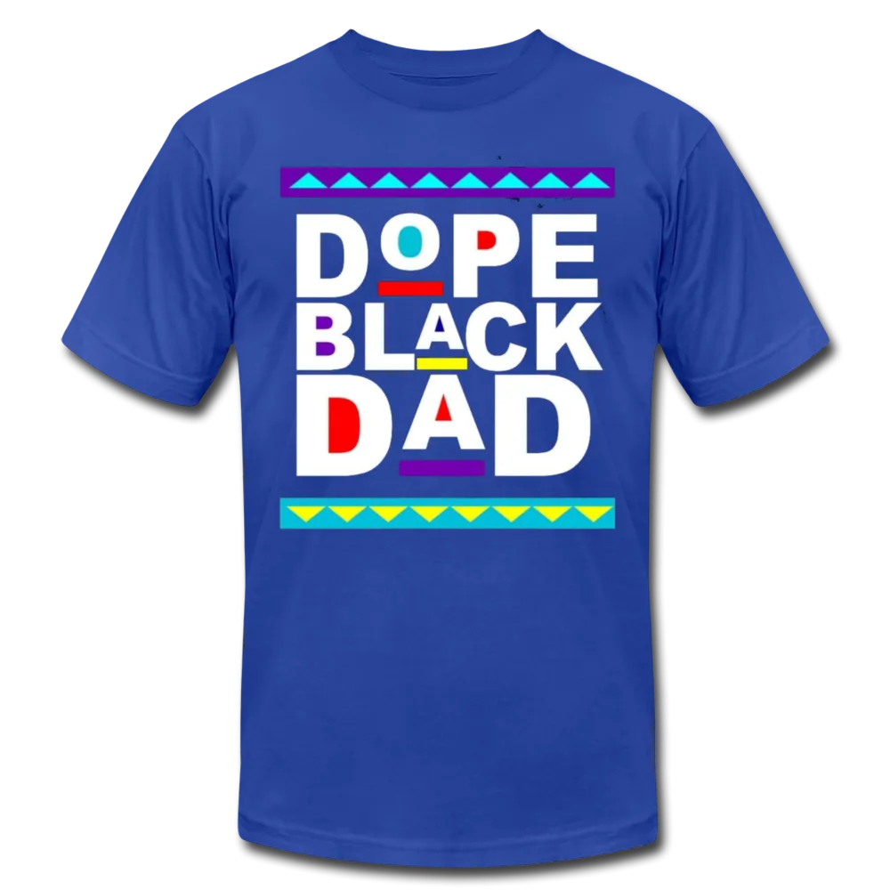Dope Black Dad Father's Day Adult Premium T-shirt