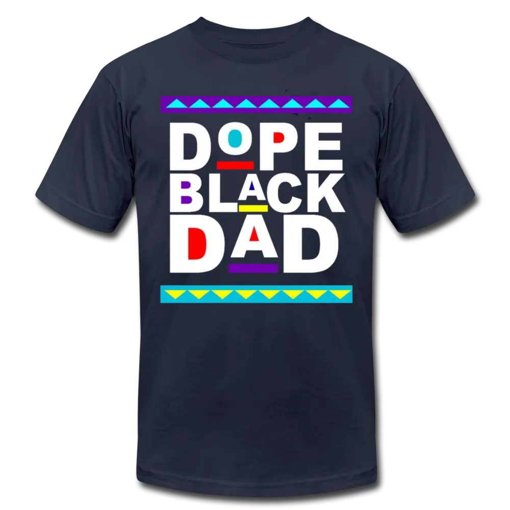 Dope Black Dad Father's Day Adult Premium T-shirt