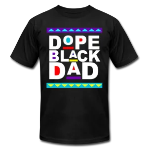 Dope Black Dad Father's Day Adult Premium T-shirt