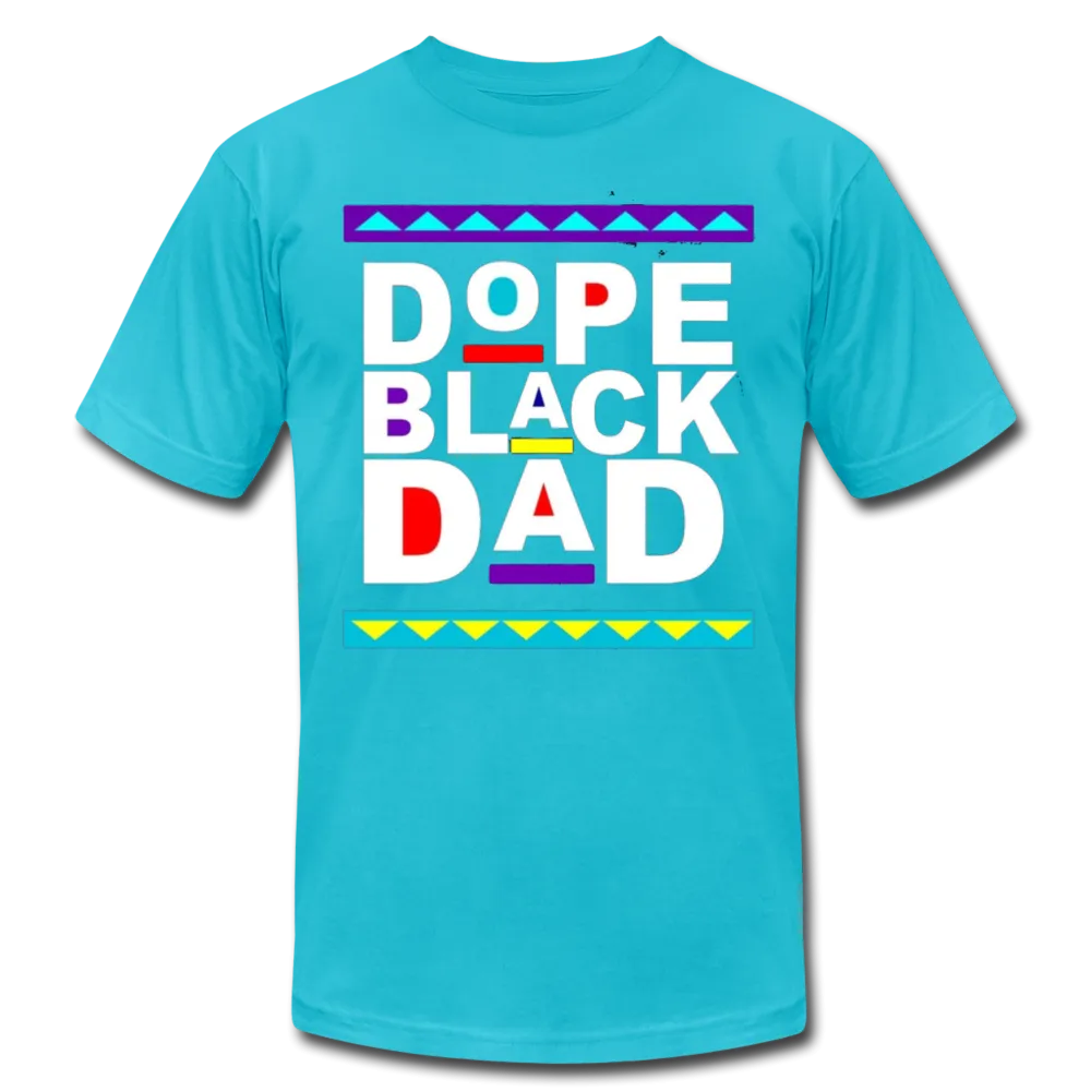 Dope Black Dad Father's Day Adult Premium T-shirt