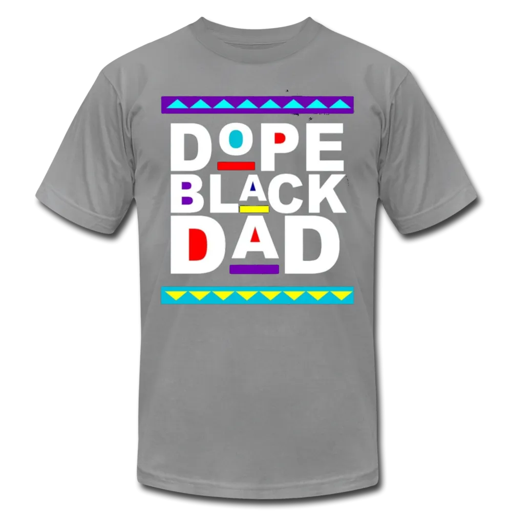 Dope Black Dad Father's Day Adult Premium T-shirt