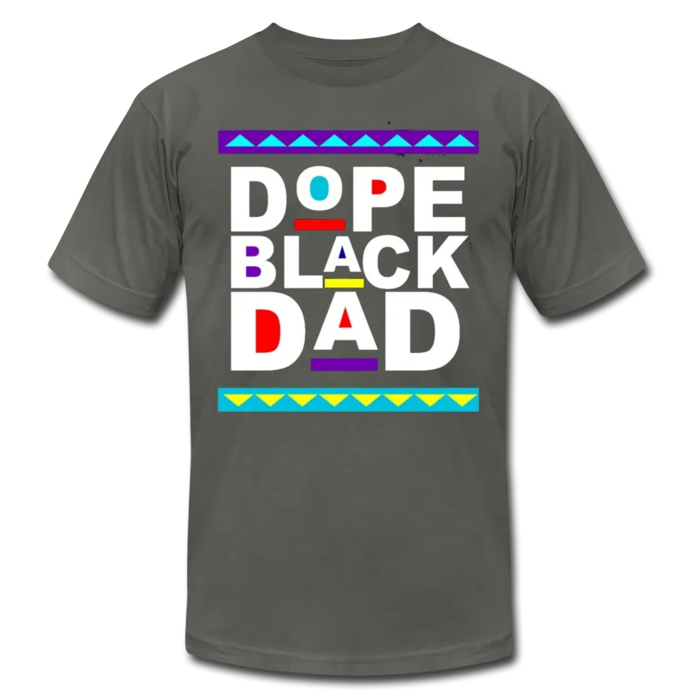 Dope Black Dad Father's Day Adult Premium T-shirt