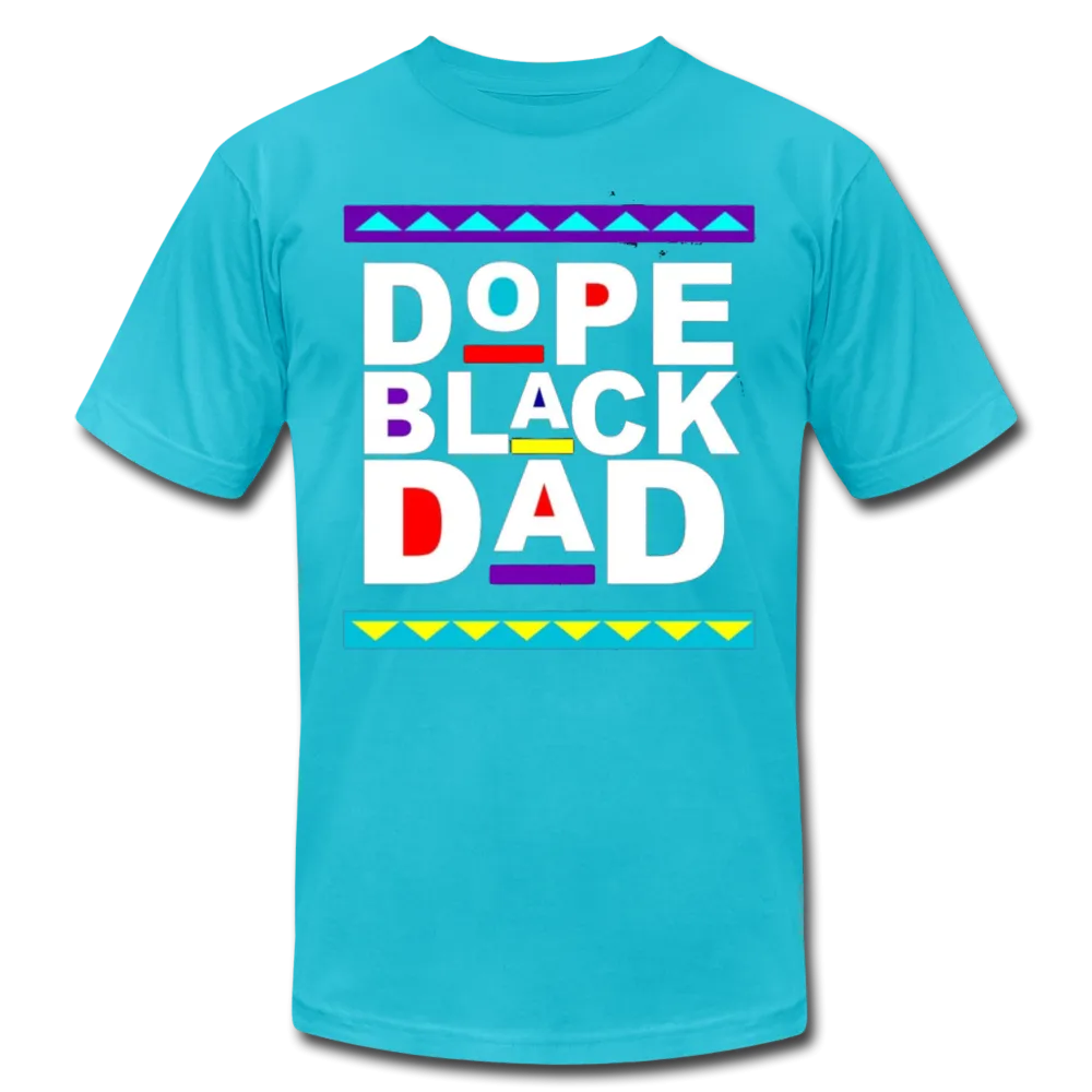 Dope Black Dad Father's Day Adult Premium T-shirt