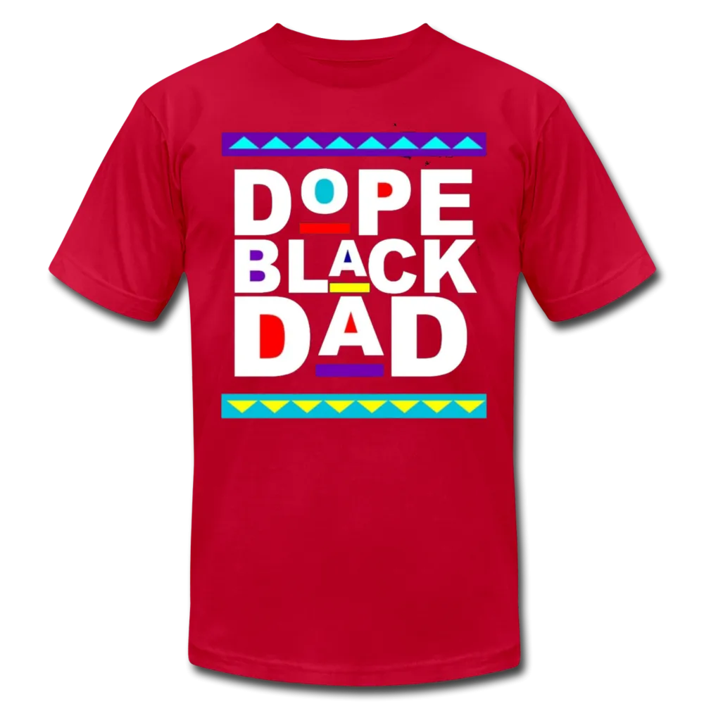 Dope Black Dad Father's Day Adult Premium T-shirt