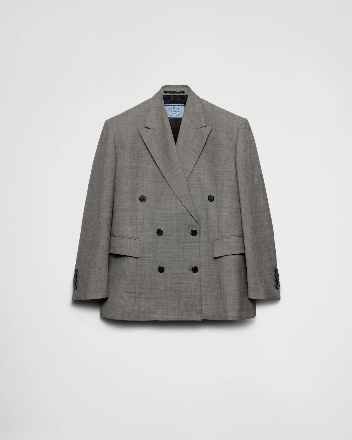 Double-Breasted Grisaille Jacket