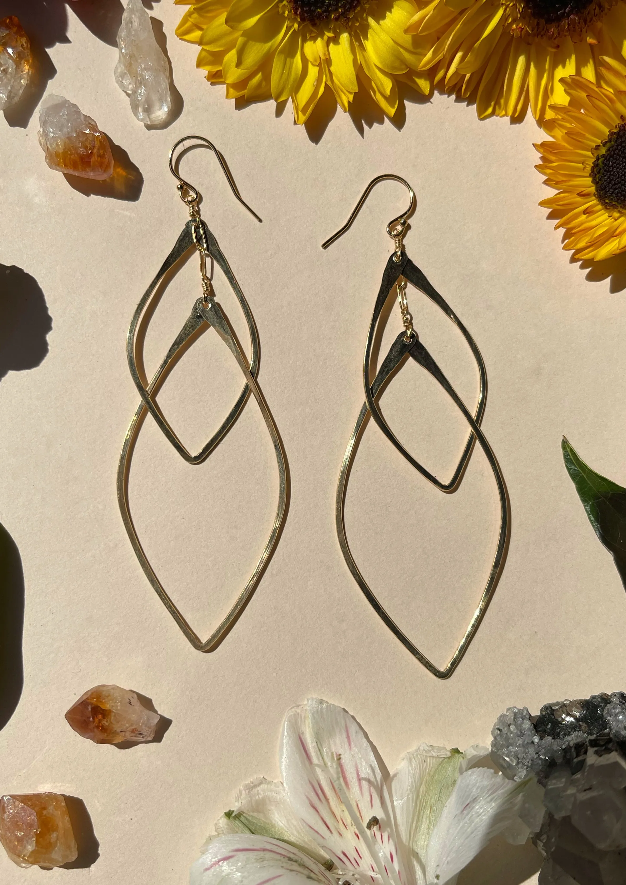 Double Leaf Hoops