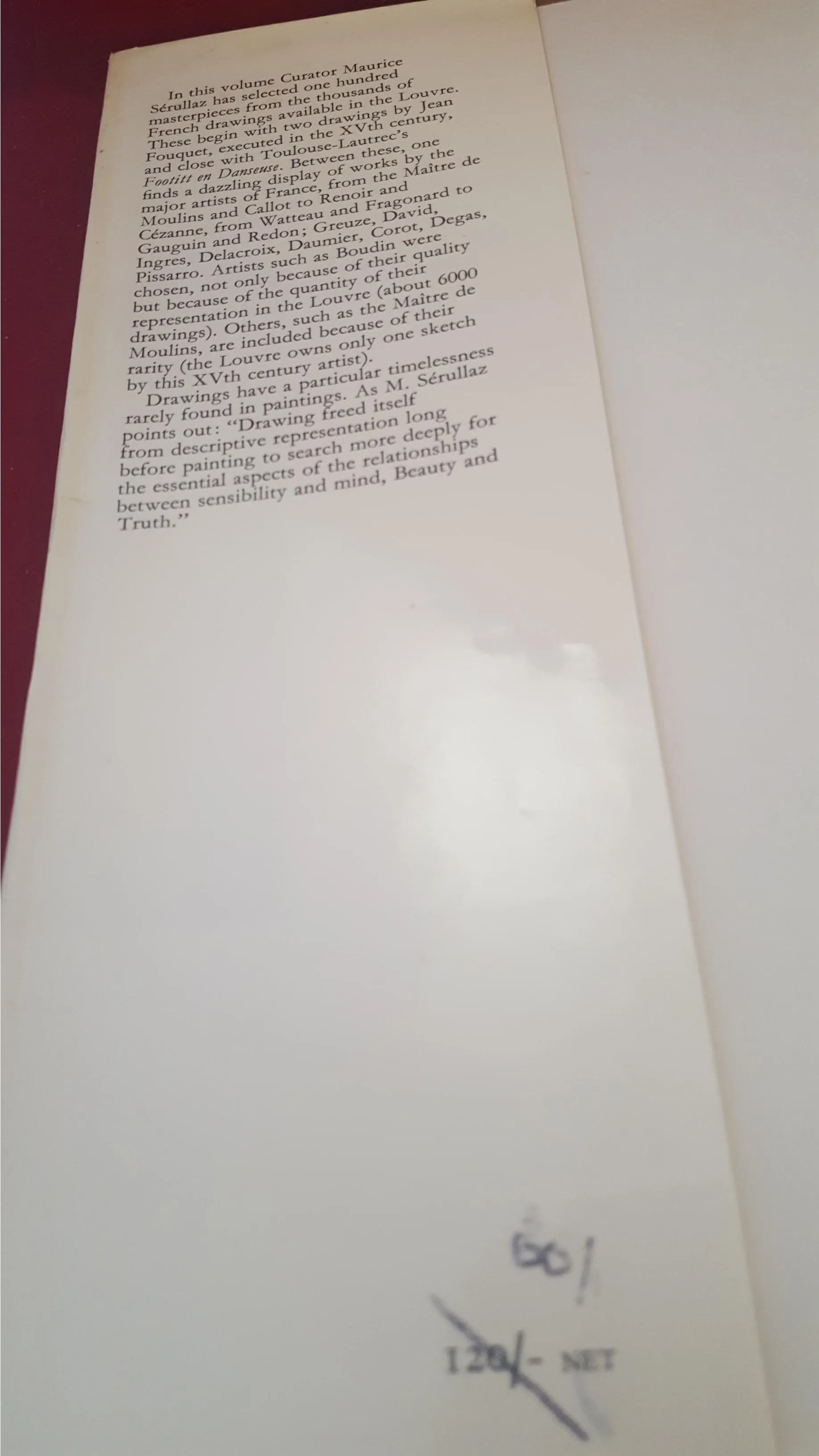Drawings In The Louvre - Italian French German,Flemish & Dutch Drawings, Cassell,1968