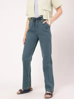 DressBerry Women Timeless Tailored Pure Cotton Straight Fit Jeans
