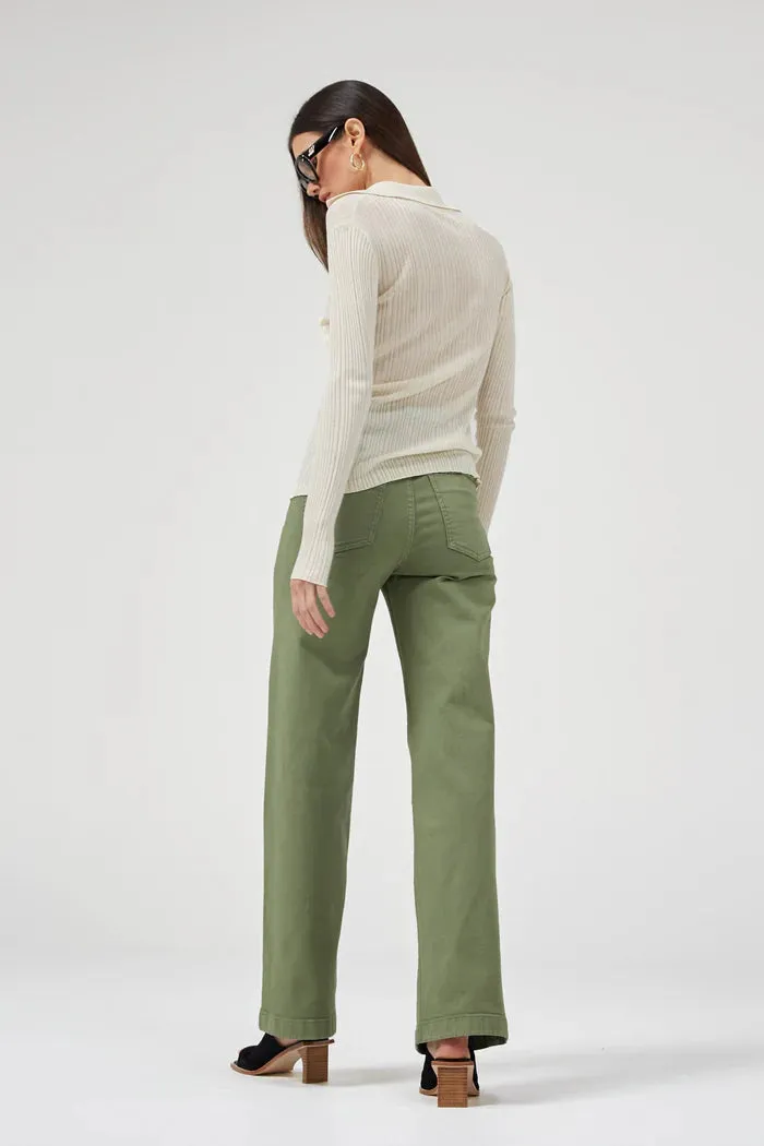 Dricoper Carrie Oil Green Jeans