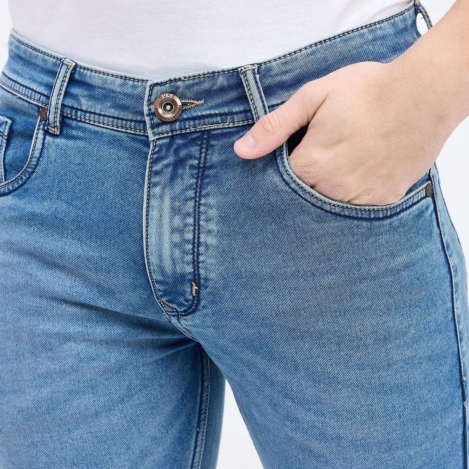 Duke Stardust Men Smart Fit Stretchable Jeans (SDD5611)