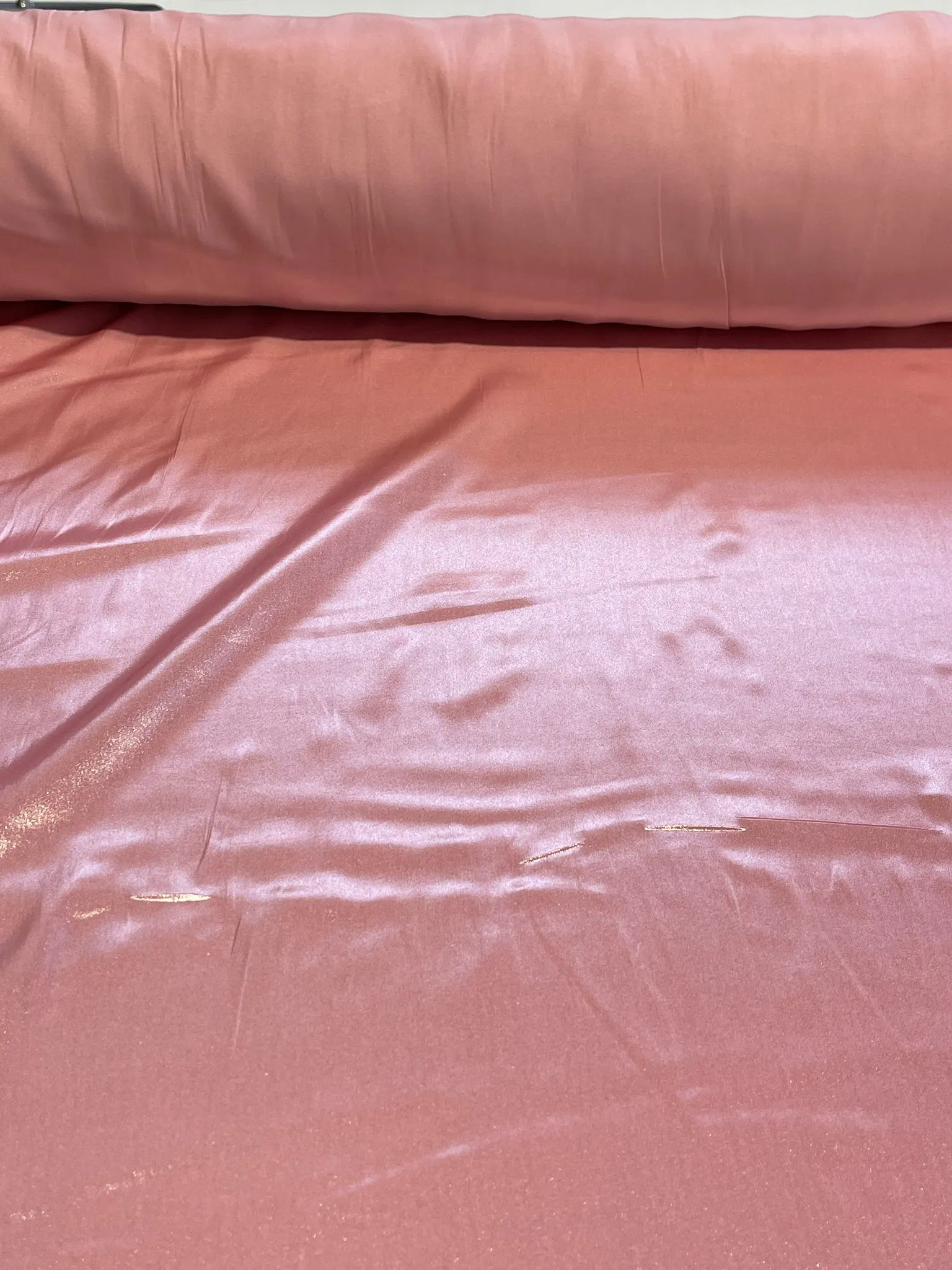 E02 LUX intense pink shiny polyester fabric