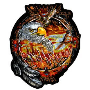 Eagles Dreamcatcher Patch - 11 Inch Wholesale Bulk USA