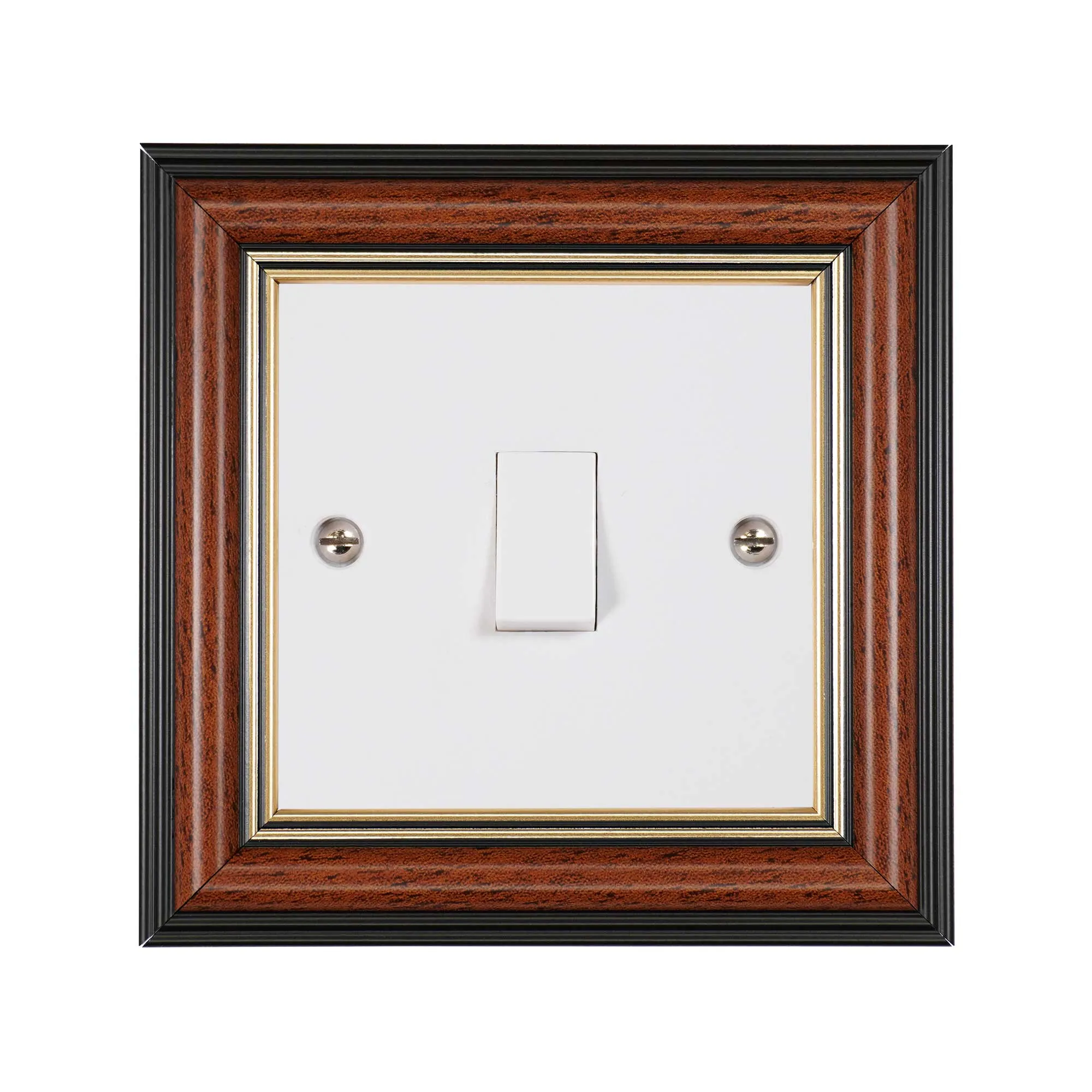 ElekTek Decorative Switch Surround Frame Cover Finger Plate Edwardian Regency