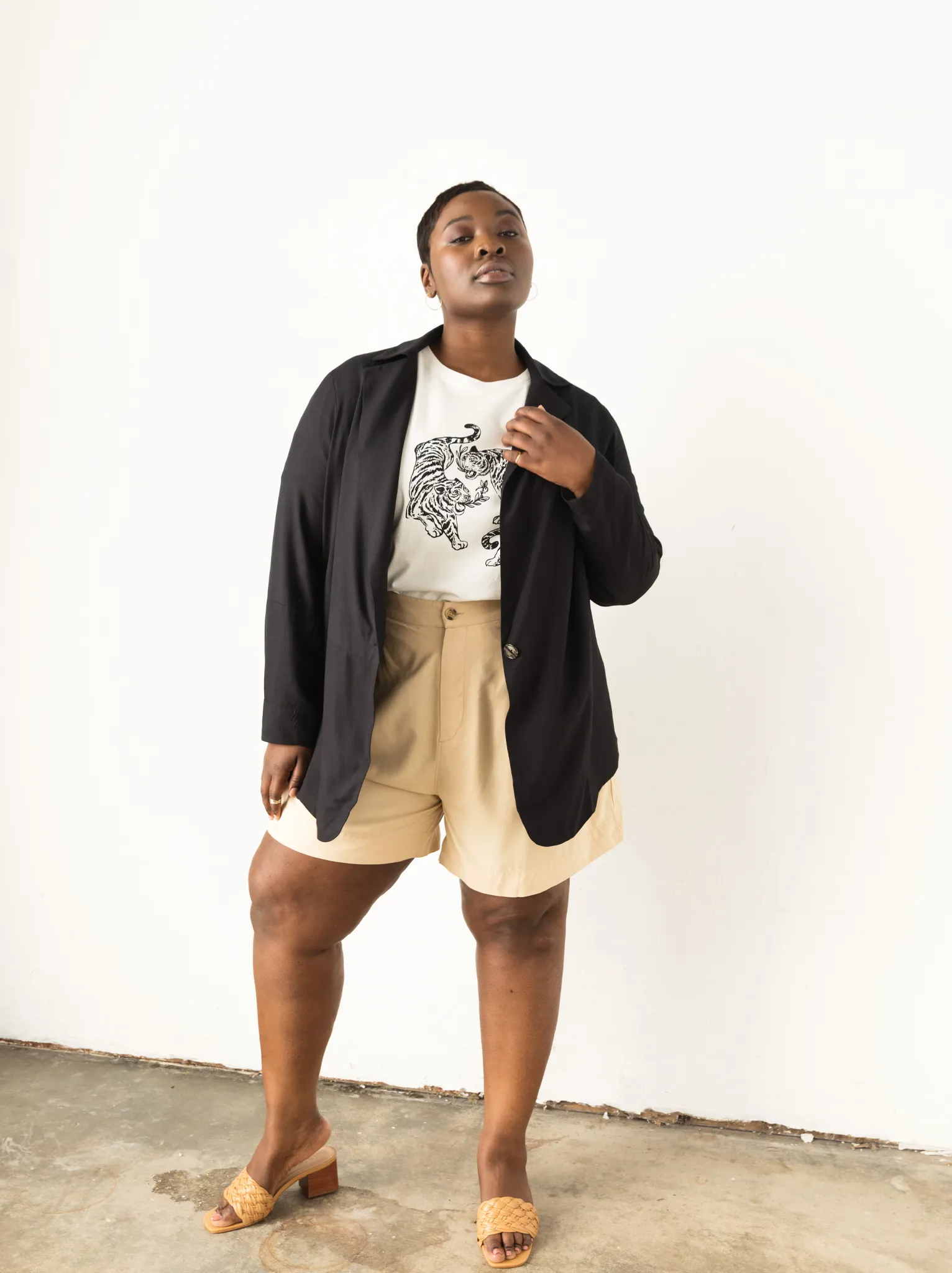 Esme Long Drapey Short