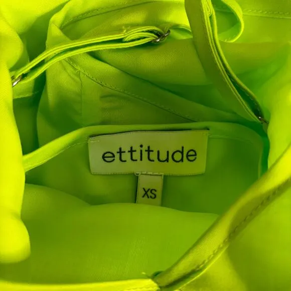 Ettitude 100% Bamboo Lyocell Sateen Cami Size XS Sustainable Ethical Sourcing
