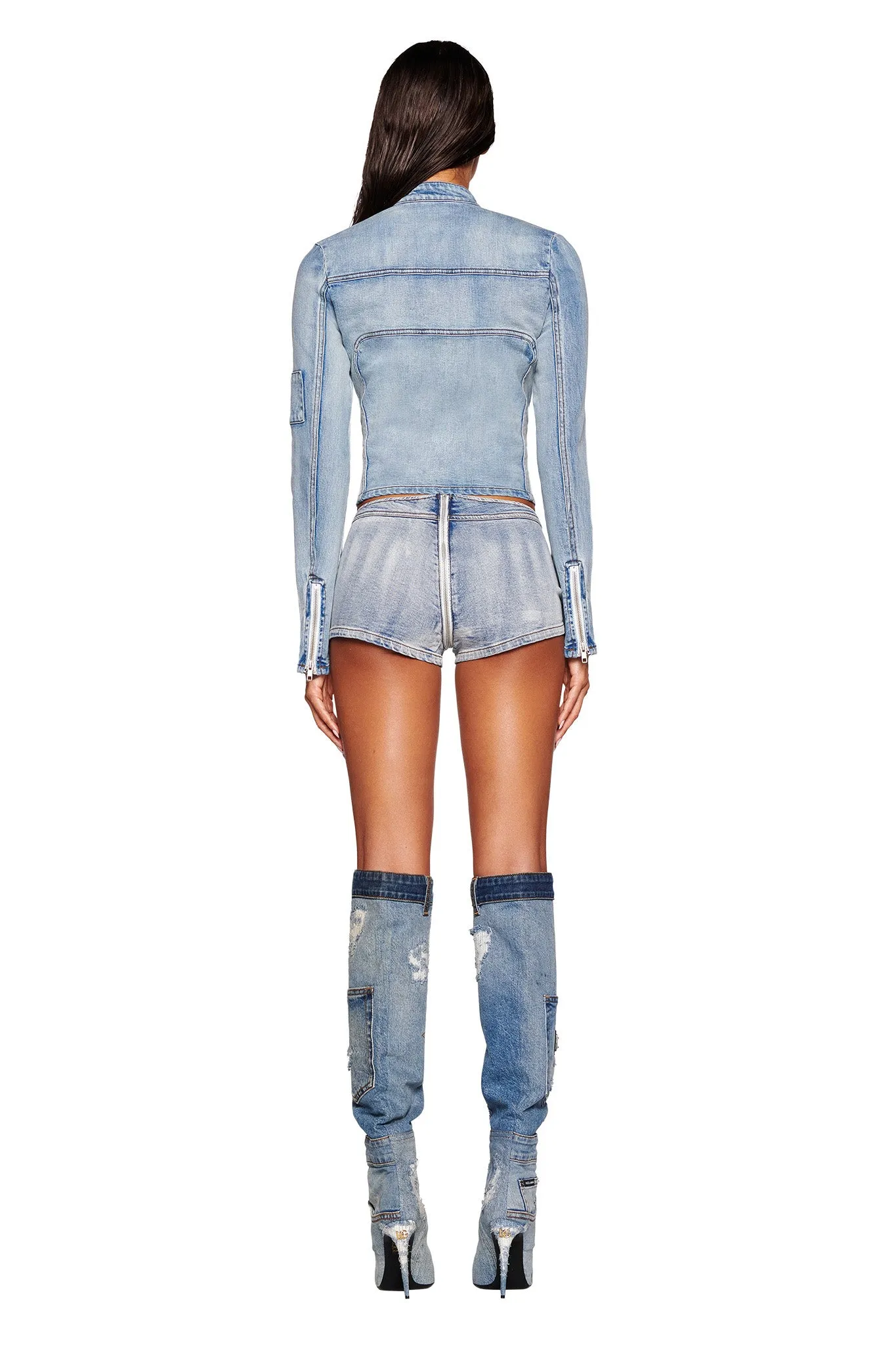 EVA SHORT - BLUE : DENIM