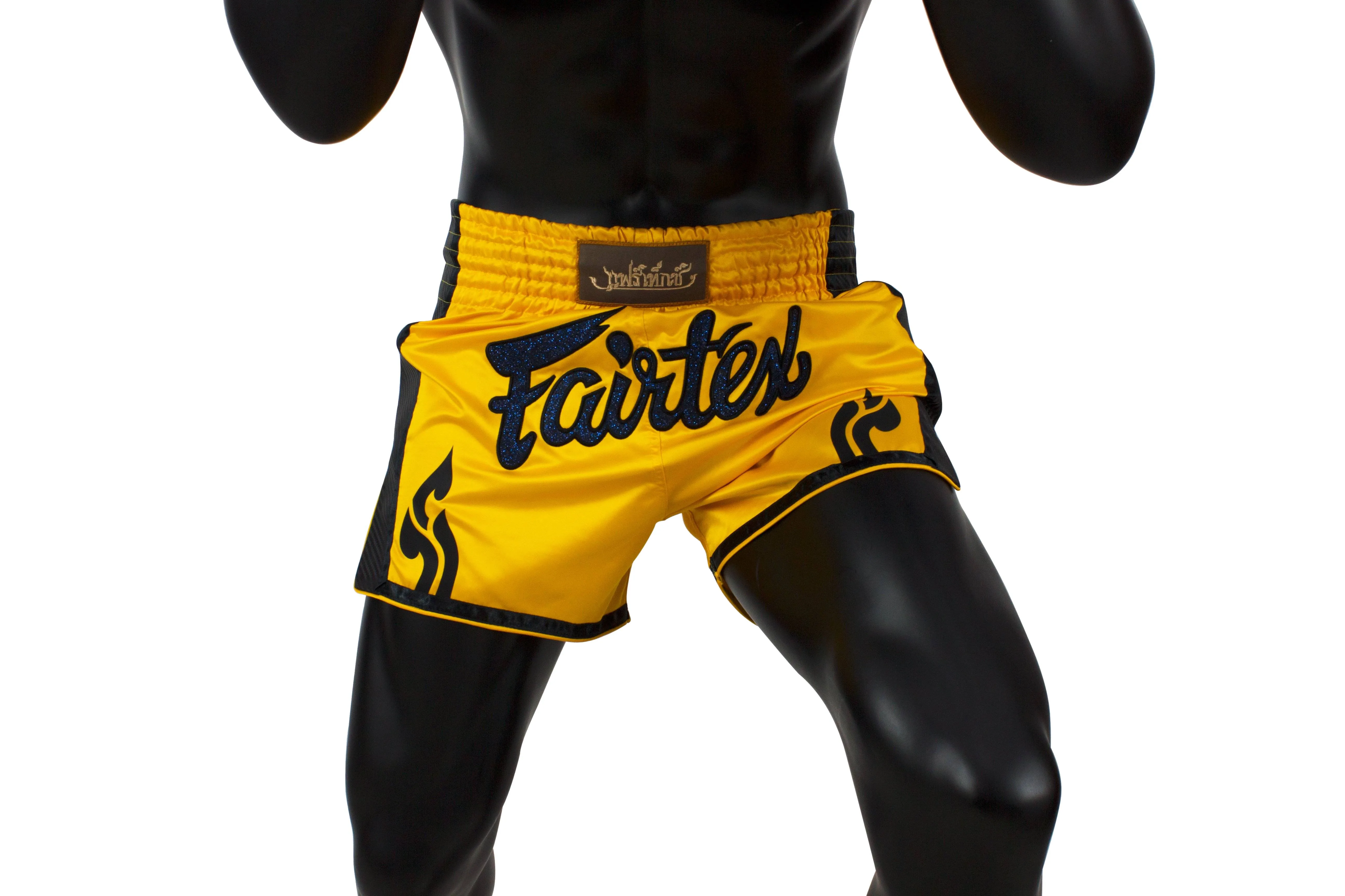 Fairtex BS1701 Yellow Slim Cut Muay Thai Boxing Short