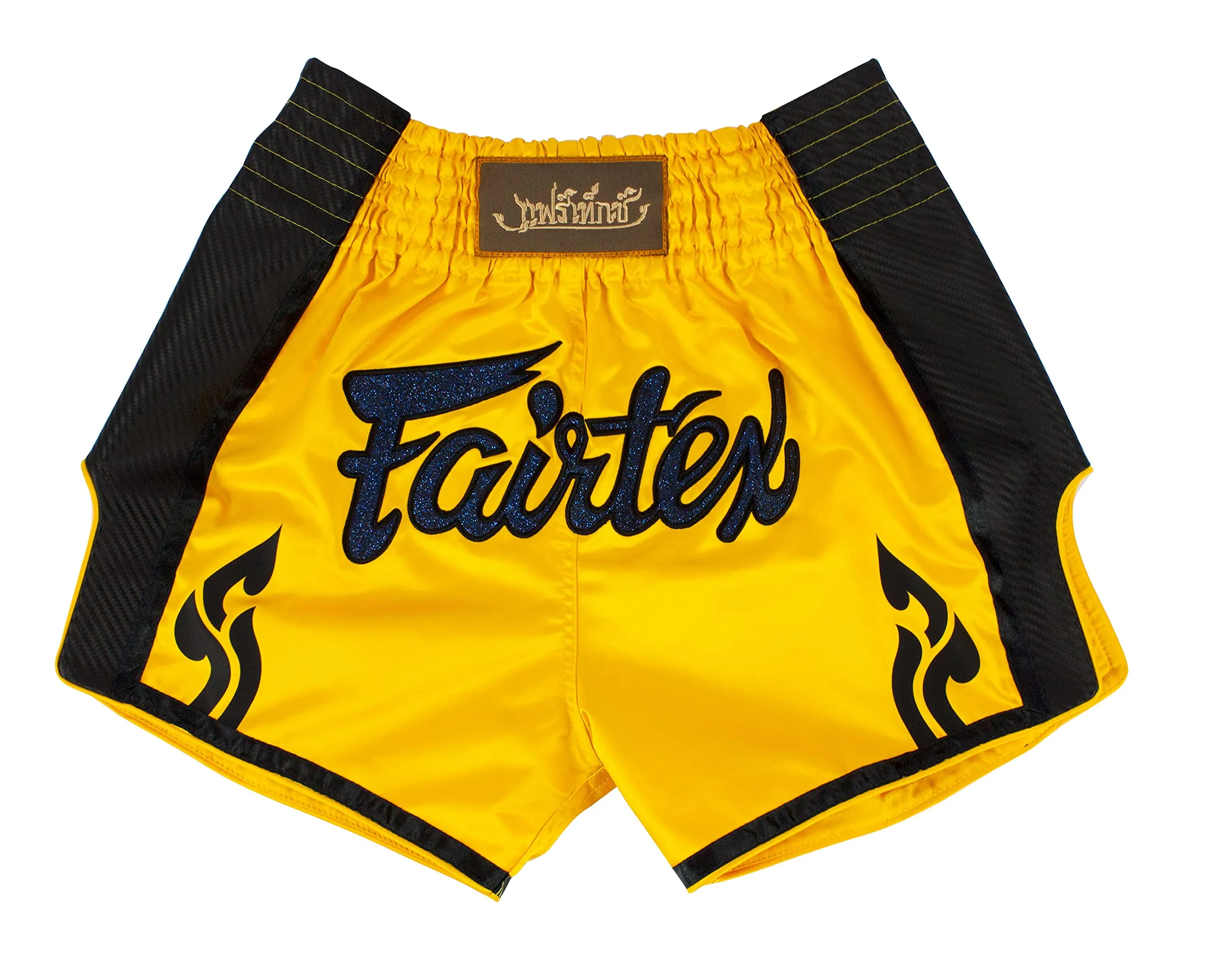 Fairtex BS1701 Yellow Slim Cut Muay Thai Boxing Short