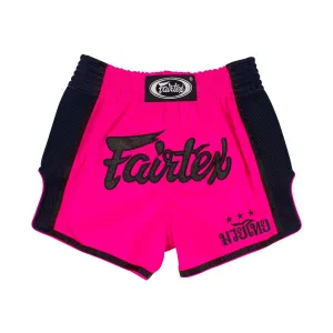FAIRTEX SHOCKING PINK MUAY THAI SHORTS - BS1714