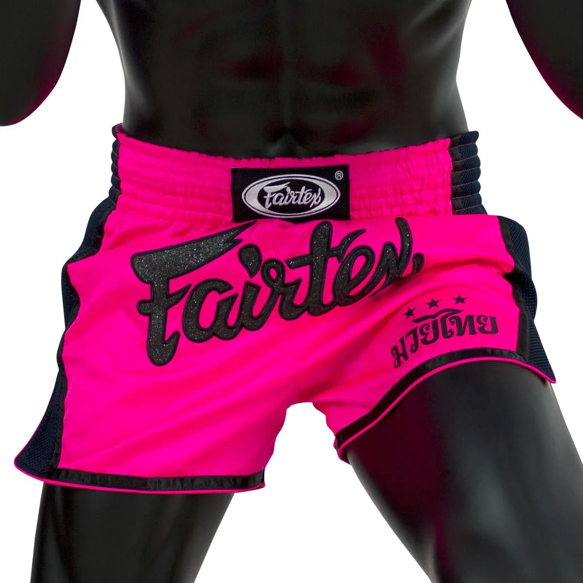 FAIRTEX SHOCKING PINK MUAY THAI SHORTS - BS1714