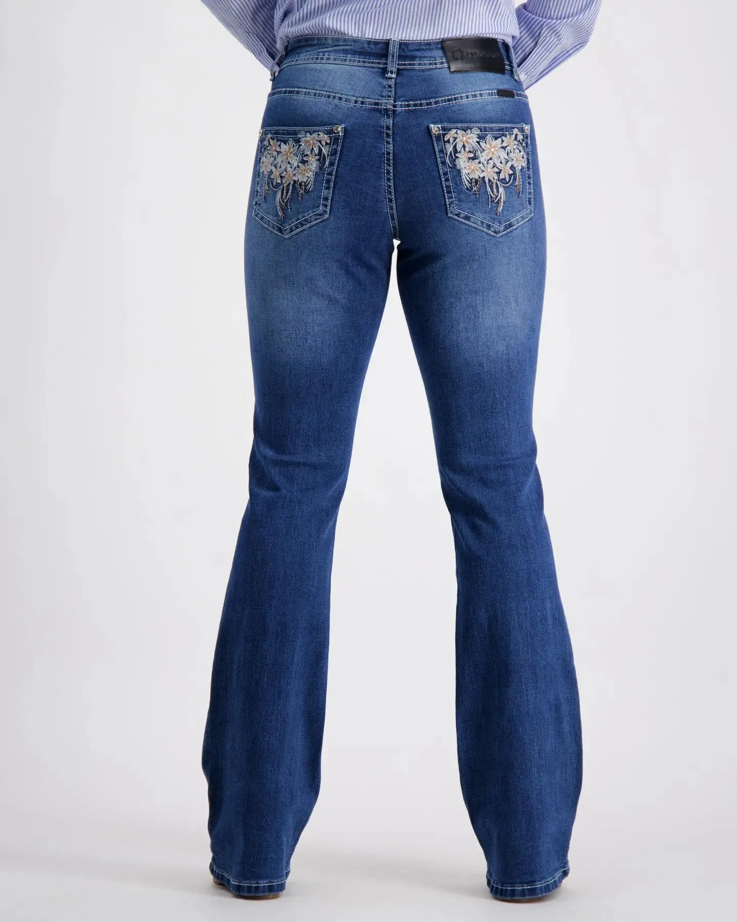 Faith Boot-Cut Denim Jeans