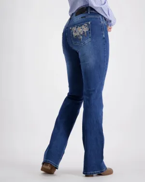 Faith Boot-Cut Denim Jeans