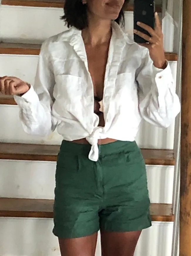 Farm to Table Unisex Shorts, Chard