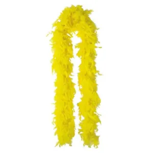 Feather Boa Yellow