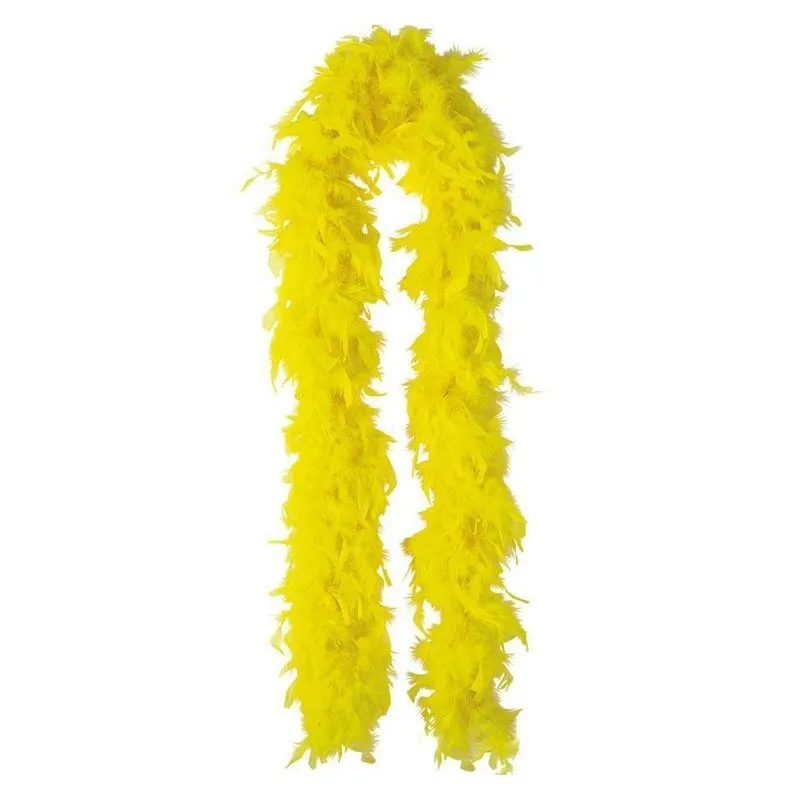 Feather Boa Yellow
