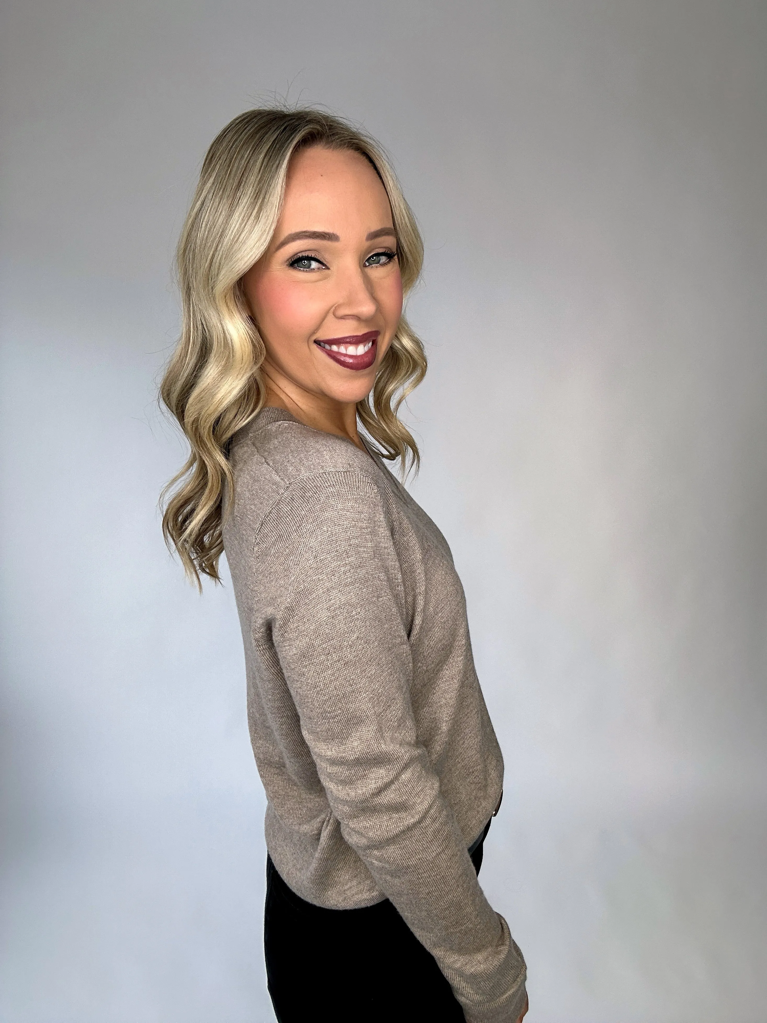 Flattering Feeling V-Neck Sweater