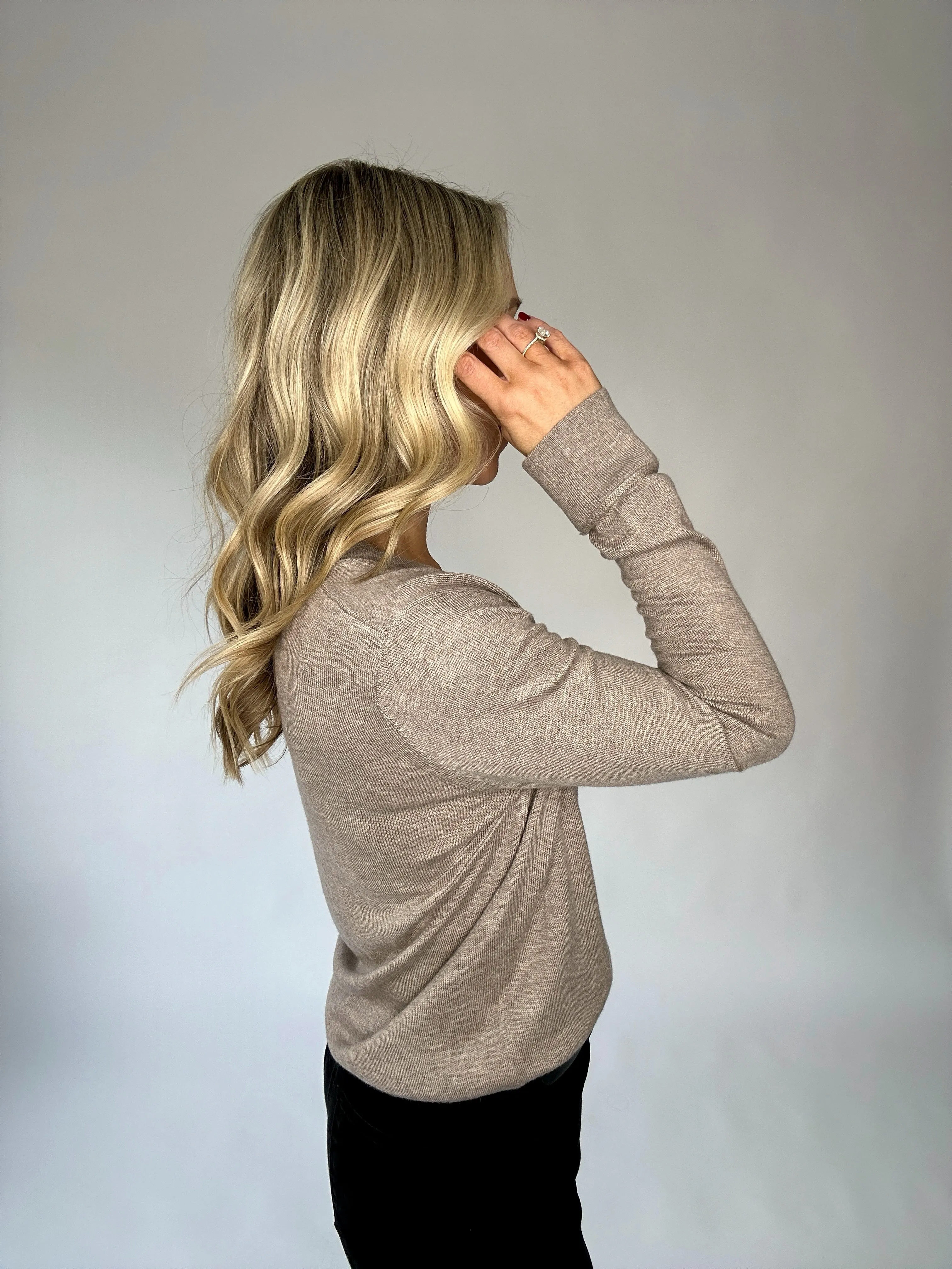 Flattering Feeling V-Neck Sweater