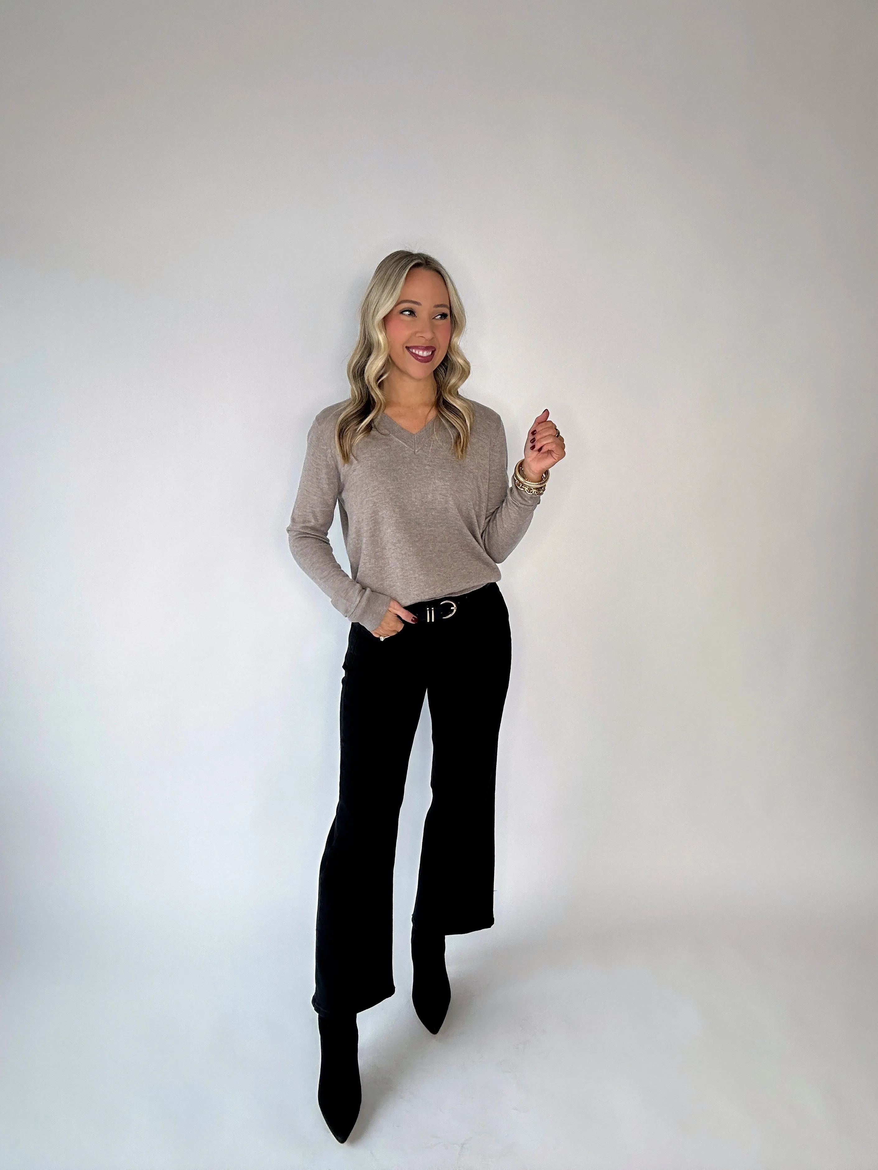 Flattering Feeling V-Neck Sweater