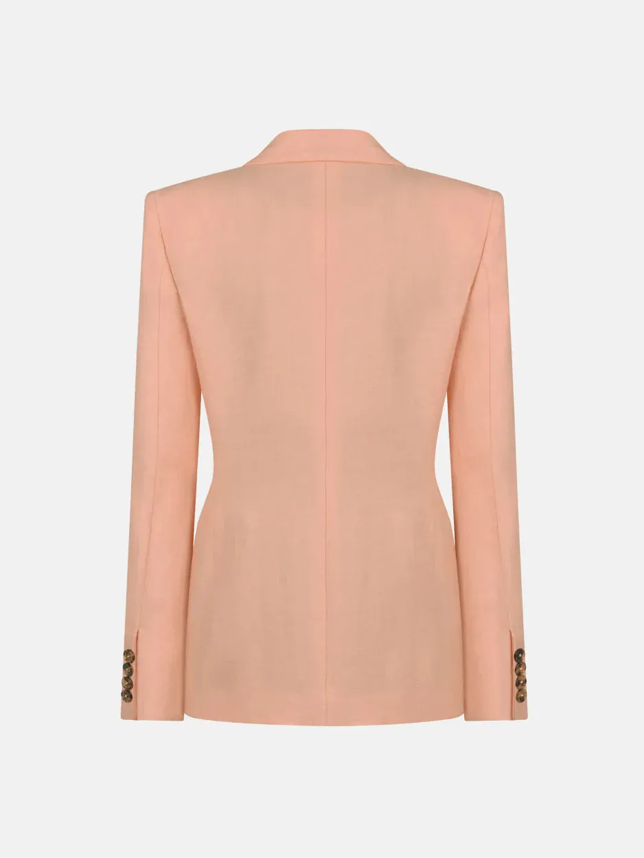 Flica Tan Charmer Blazer Pink