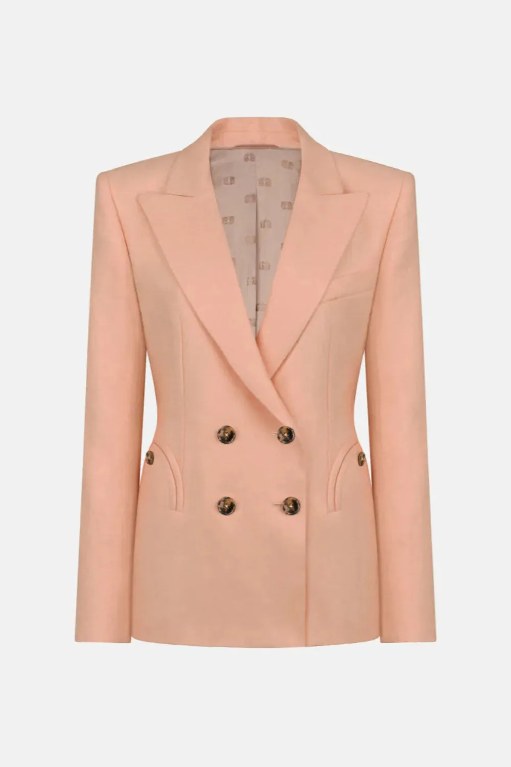 Flica Tan Charmer Blazer Pink