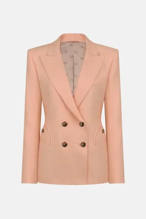 Flica Tan Charmer Blazer Pink