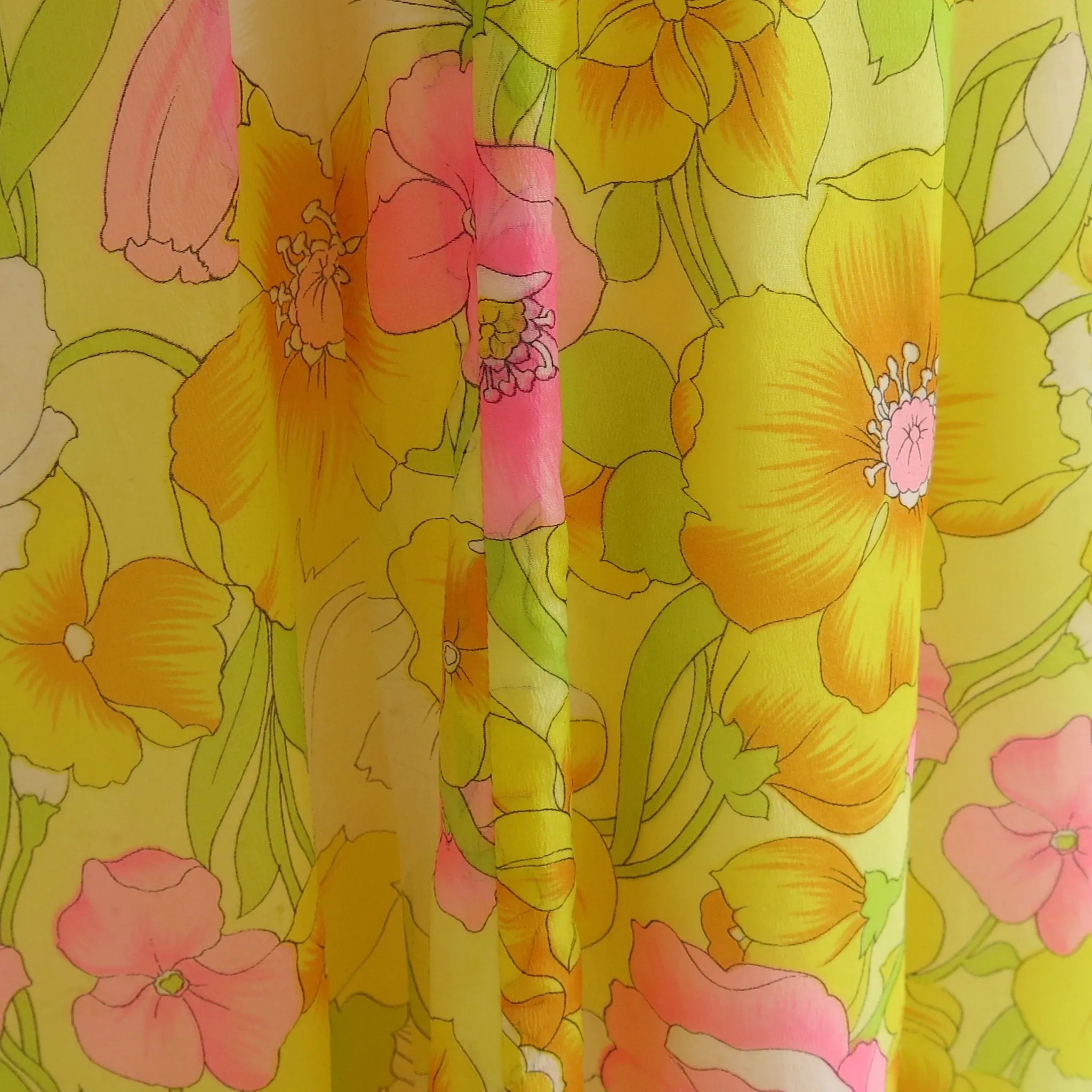Floral and Floaty Vintage John Charles of London Long Dress