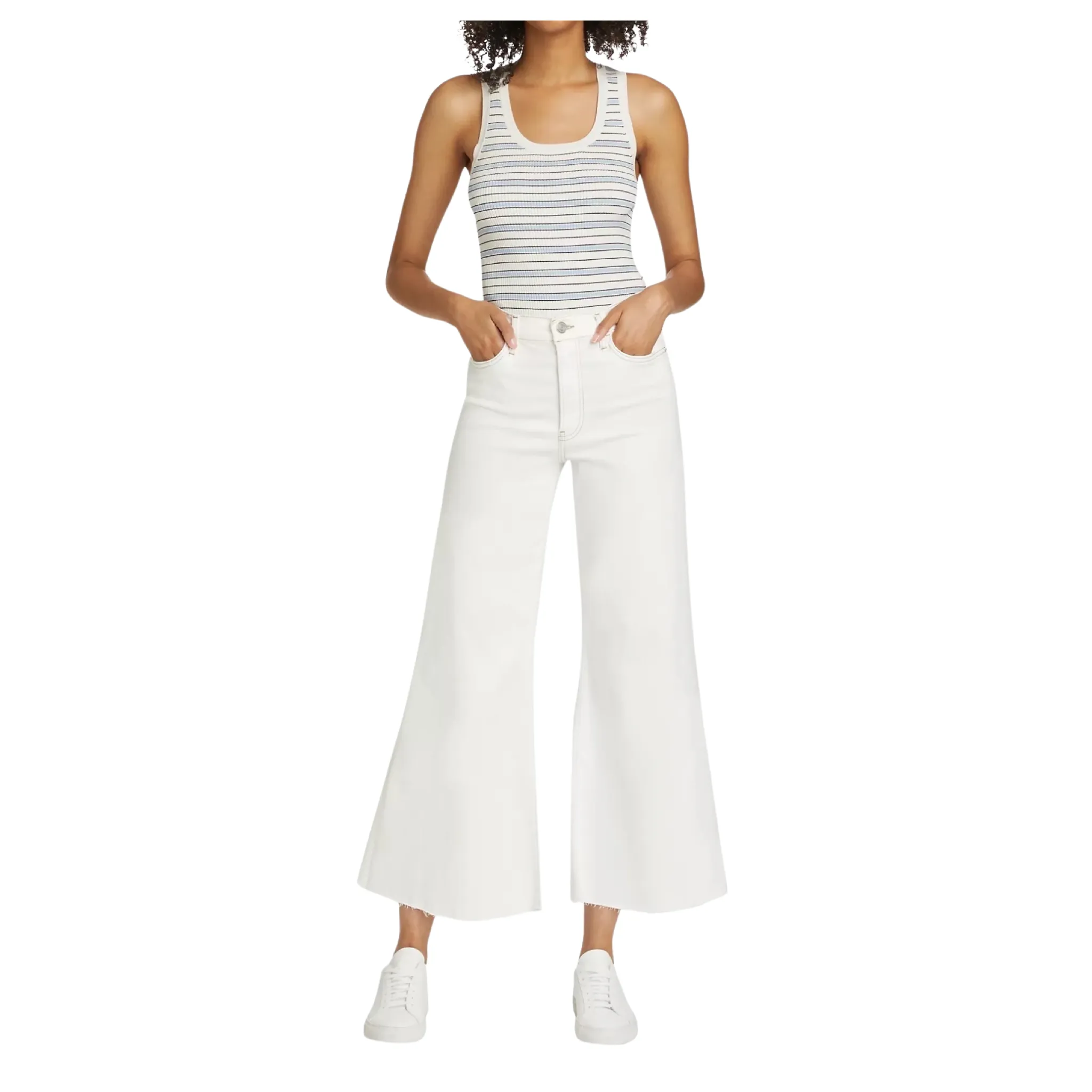 FRAME Le Palazzo Crop Jeans Au Natural Size 32