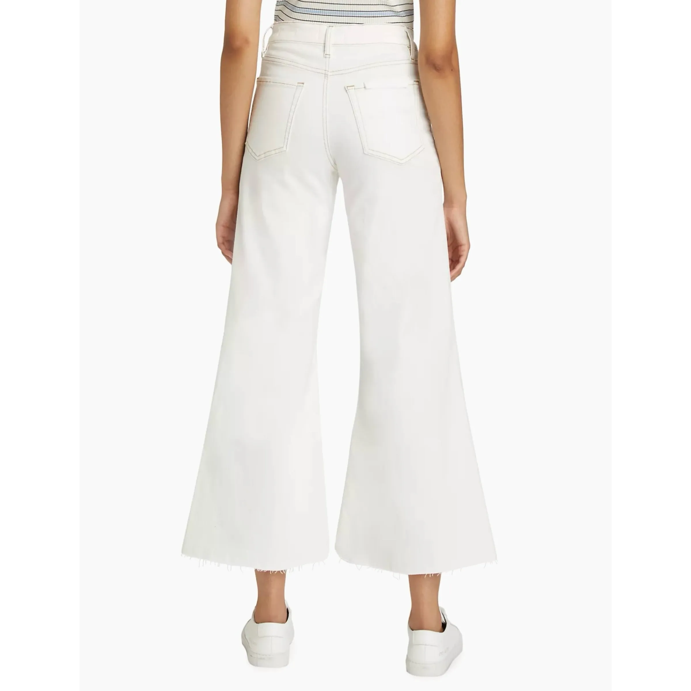 FRAME Le Palazzo Crop Jeans Au Natural Size 32