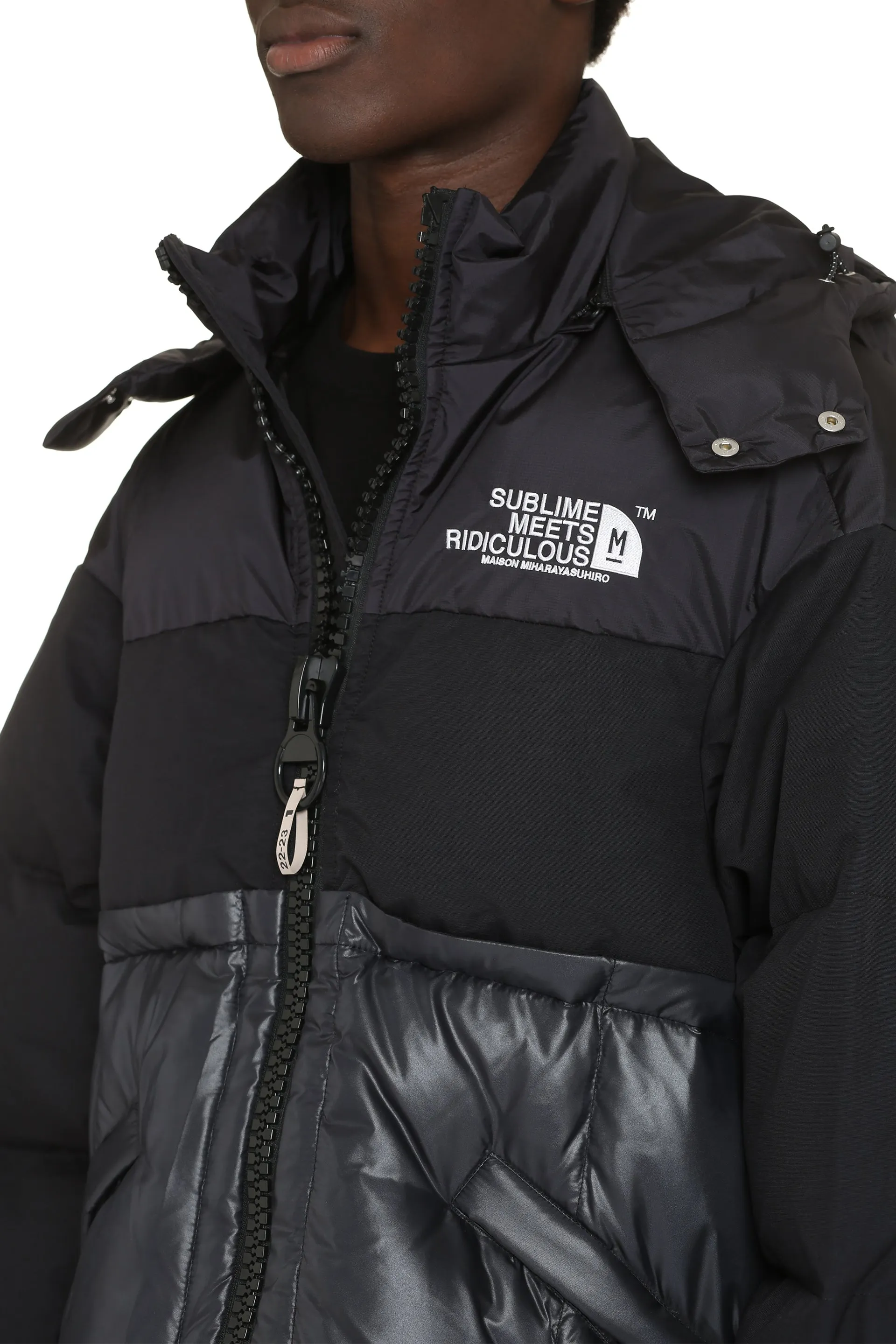 Full zip down jacket