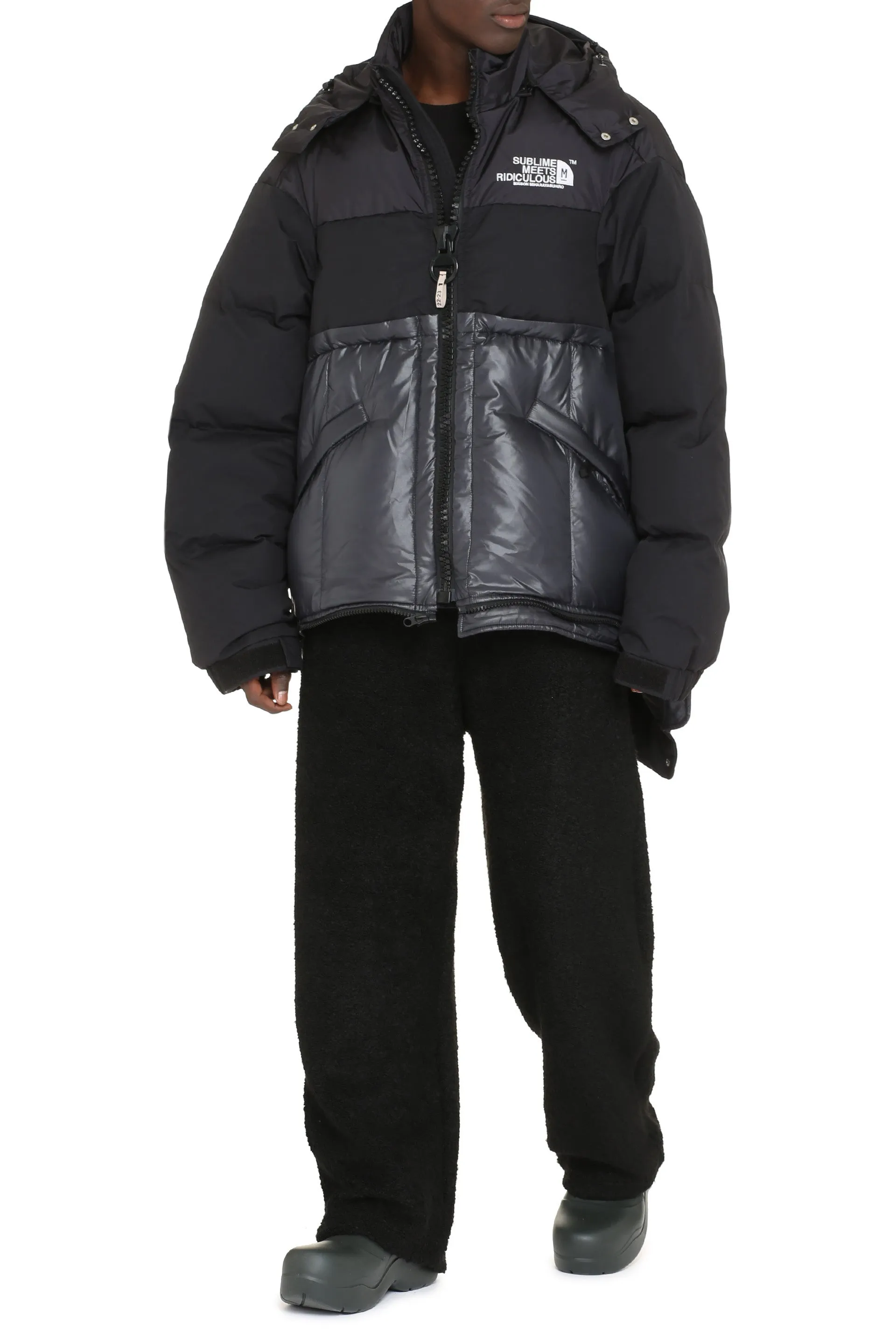 Full zip down jacket