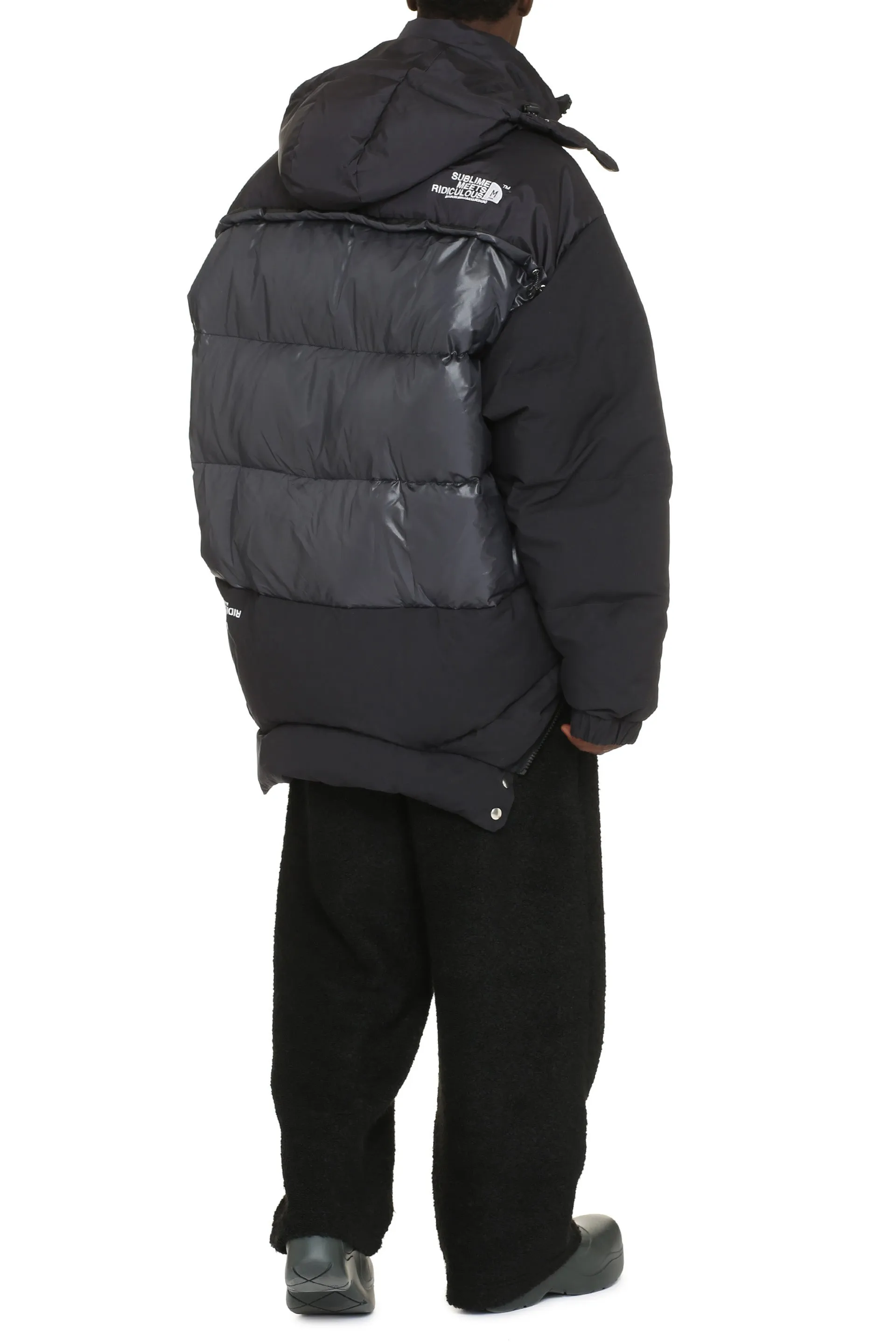 Full zip down jacket
