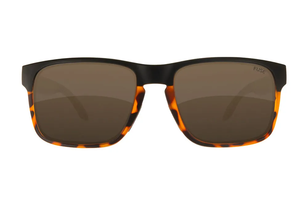Fuse Egmont Sunglasses | Matte Black Tortoise Fade