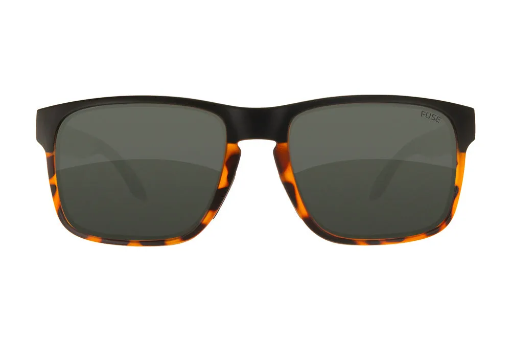Fuse Egmont Sunglasses | Matte Black Tortoise Fade
