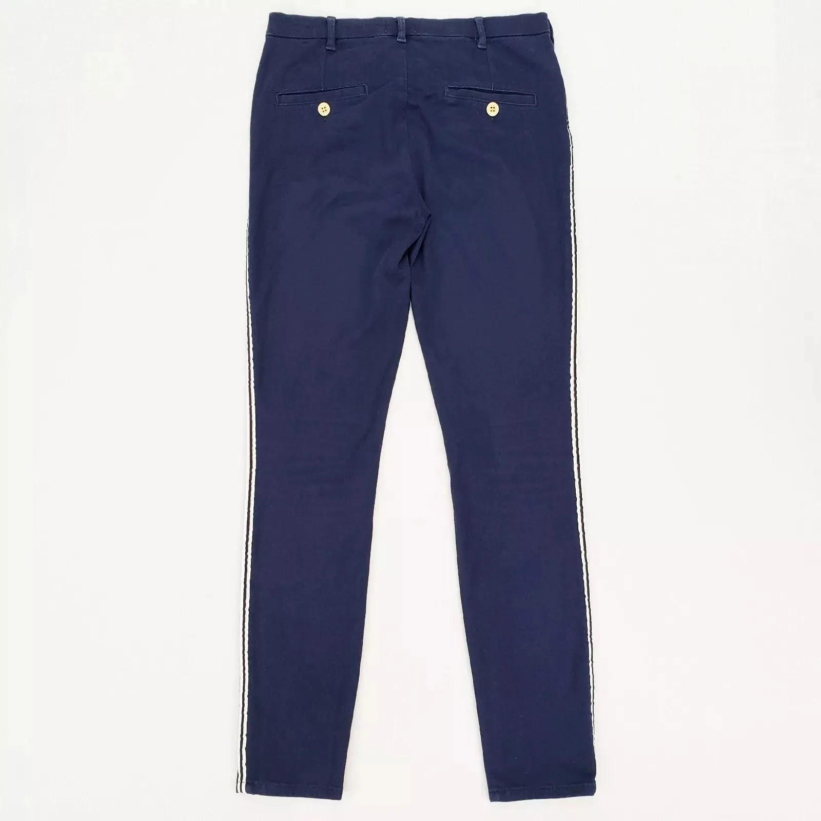 GANT RUGGER Women's Evening Blue Slim Soldier Pants 414844