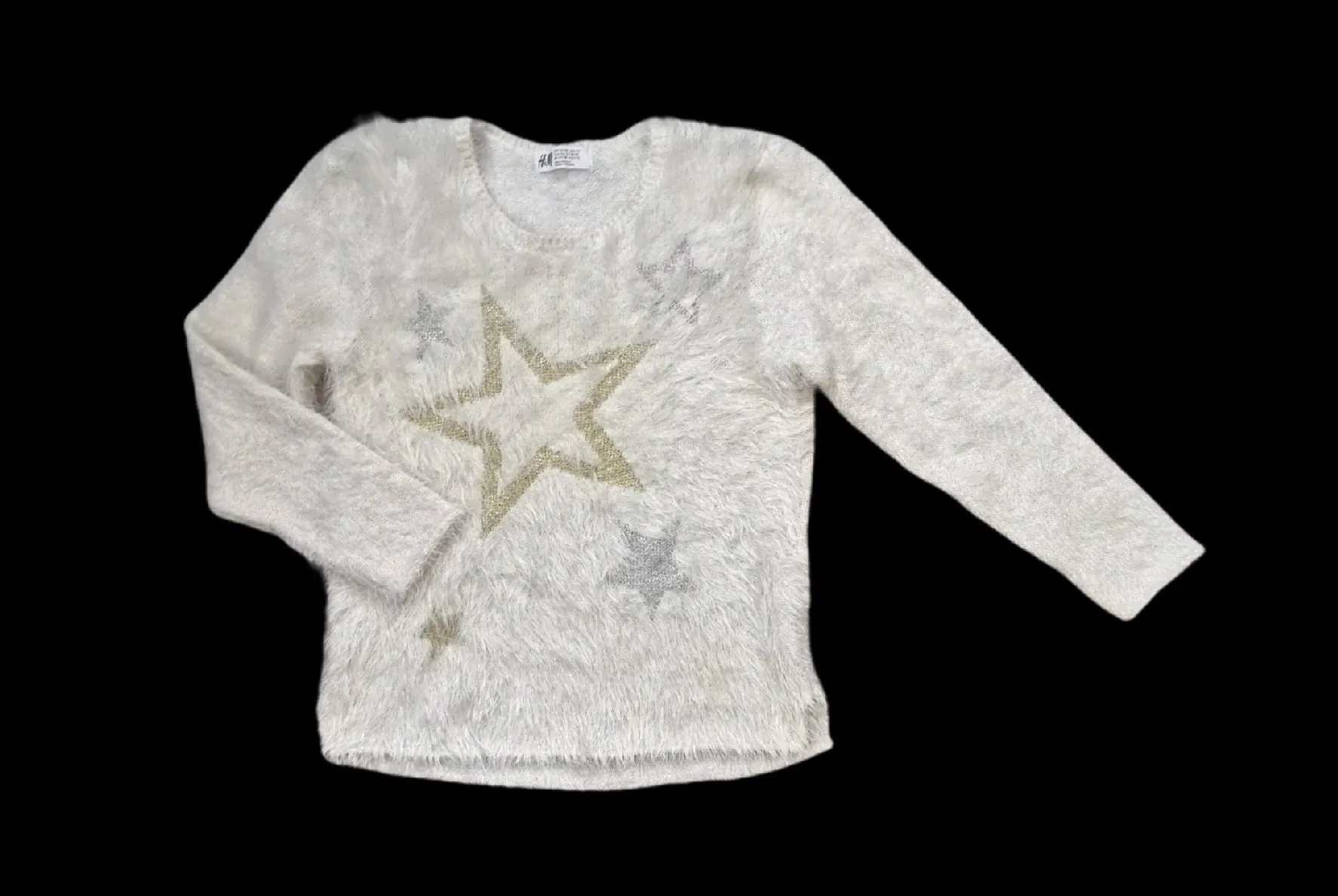 GIRL SIZE 8/10 YEARS - H&M, Super Soft Knit Sweater EUC B29