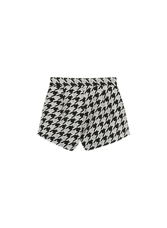 Girls Houndstooth Shorts