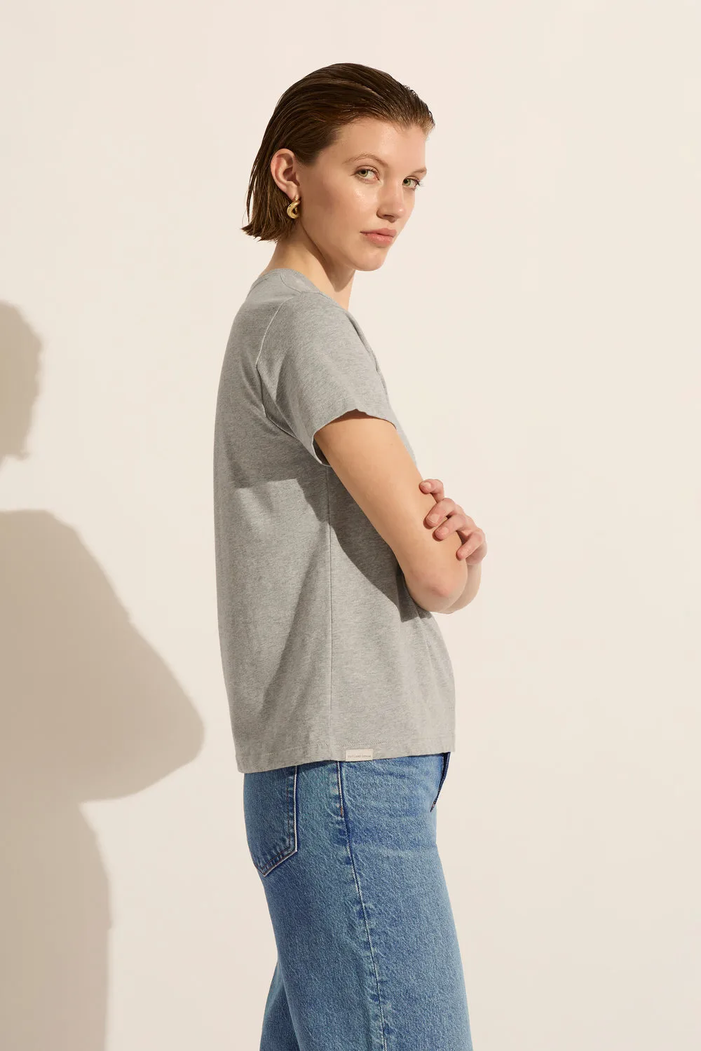 Good for Humanity Tee Grey Marle